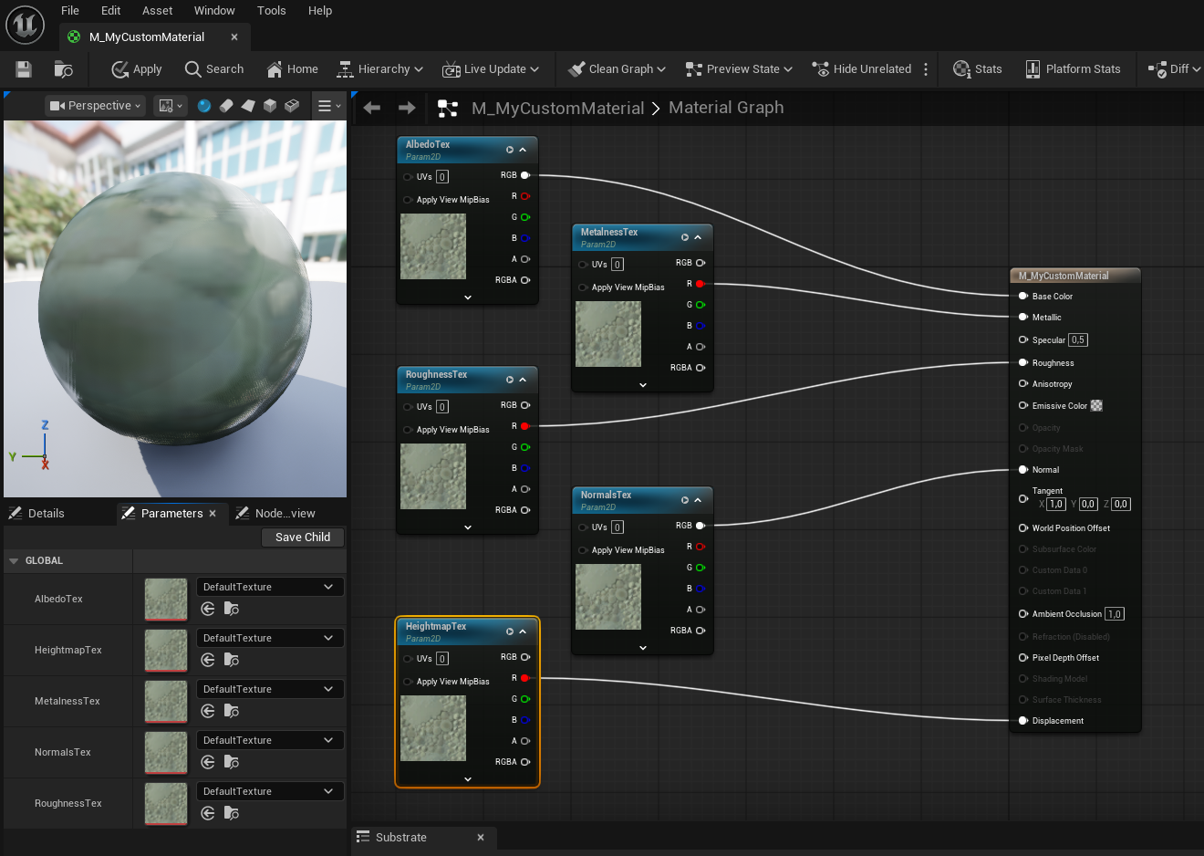 Material Parameters