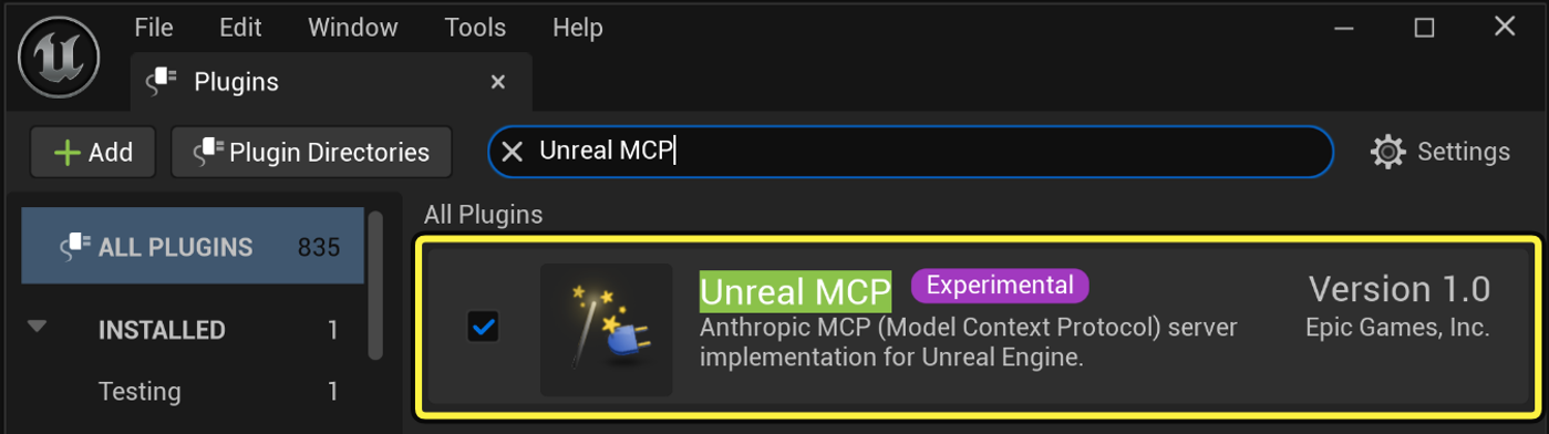 MCP Enable Plugin
